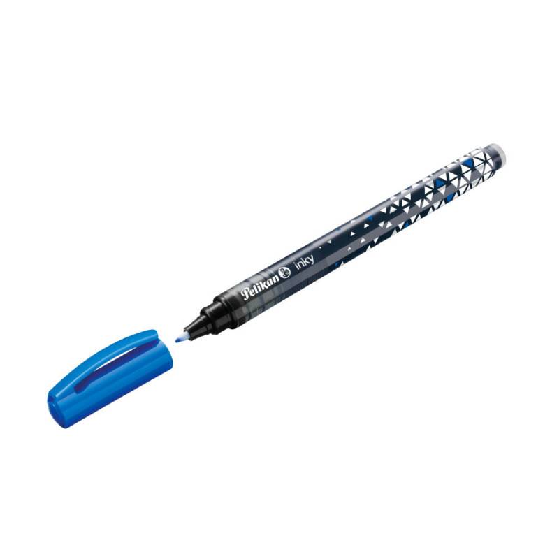 PELIKAN Tintenroller Inky® - Faserschreiber, Farbe blau von PELIKAN