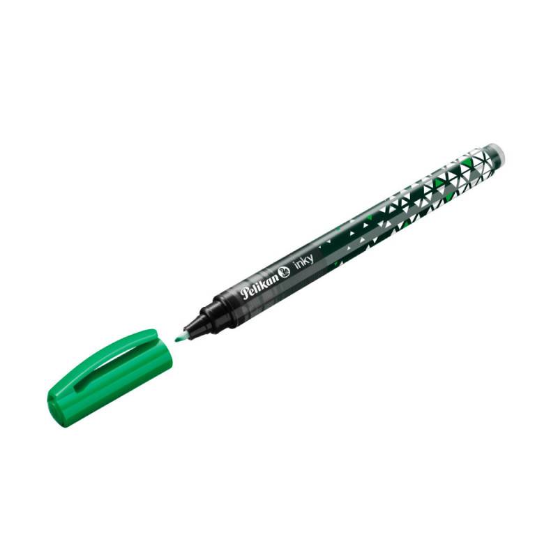 PELIKAN Tintenroller Inky® - Faserschreiber, Farbe grün von PELIKAN