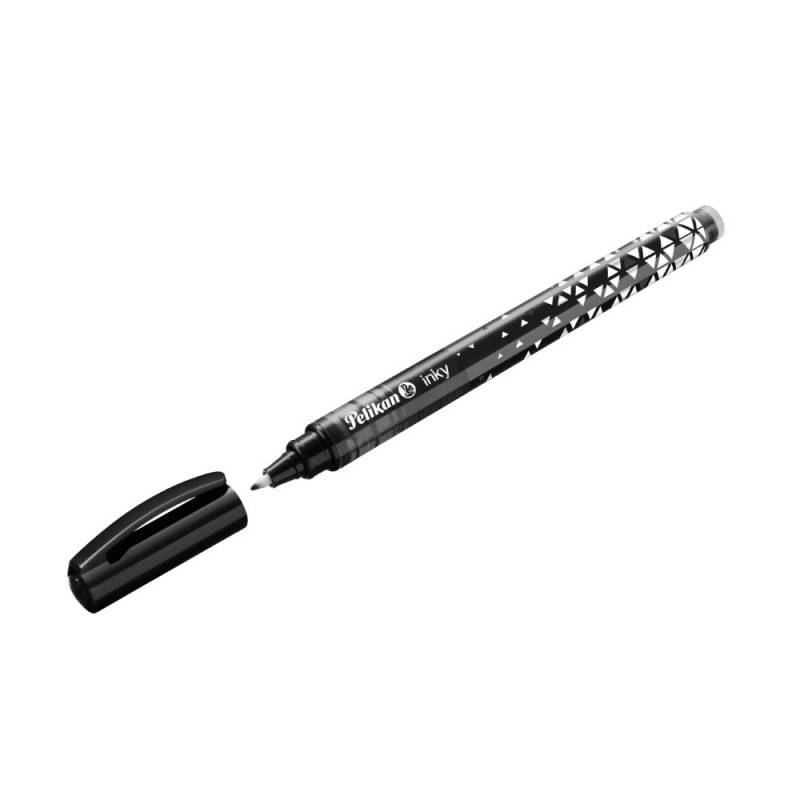 PELIKAN Tintenroller Inky® - Faserschreiber, Farbe schwarz von PELIKAN