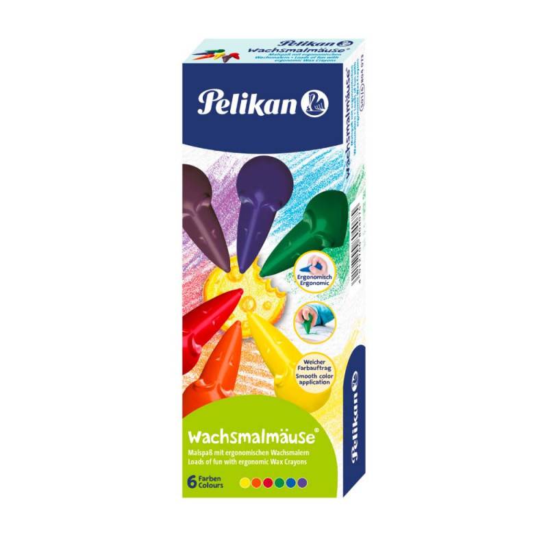 PELIKAN Wachsmalmäuse 6 Stück PELIKAN Wachsmalmäuse 6 Stück von PELIKAN