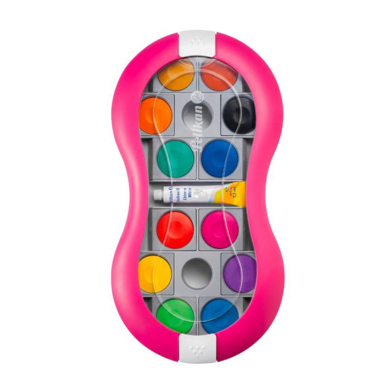 Pelikan Farbkasten Space 735 + 1 Tube Deckweiß, PELIKAN Farbkästen 12 Farben, magenta Pelikan Farbkasten Space 735 + 1 Tube Deckweiß, PELIKAN Farbkästen 12 Farben, magenta von PELIKAN