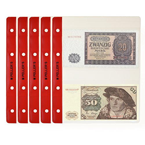 PELLER'S Banknoten-Hüllen Für Sammelalbum, Felder 143mm x 80mm. 10 er Packung. Für Banknotenalbum M. PELLER'S Banknoten-Hüllen Für Sammelalbum, Felder 143mm x 80mm. 10 er Packung. Für Banknotenalbum M. von PELLER'S