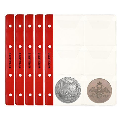 PELLER'S Münzhüllen Für Sammelalbum. 6 Felder 68mm x72mm, Für Münzen bis zu Ø 55mm. 10 er Packung. Für Münzalbum M. PELLER'S Münzhüllen Für Sammelalbum. 6 Felder 68mm x72mm, Für Münzen bis zu Ø 55mm. 10 er Packung. Für Münzalbum M. von PELLER'S