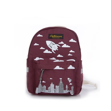 PELLIANNI City Rucksack Rot von Pellianni
