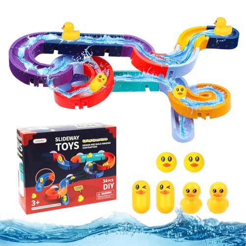 34 Stück Kinder Badespielzeug DIY Badewannenspielzeug Baby, Kugelbahn Wasserspielzeug Badewanne Spielzeug mit Saugnäpfe, Baby Badespielzeug ab 3 4 5 6 7 Jahre Geschenke-Spielzeug für Jungen, Mädchen 34 Stück Kinder Badespielzeug DIY Badewannenspielzeug Baby, Kugelbahn Wasserspielzeug Badewanne Spielzeug mit Saugnäpfe, Baby Badespielzeug ab 3 4 5 6 7 Jahre Geschenke-Spielzeug für Jungen, Mädchen von PENCHUAN
