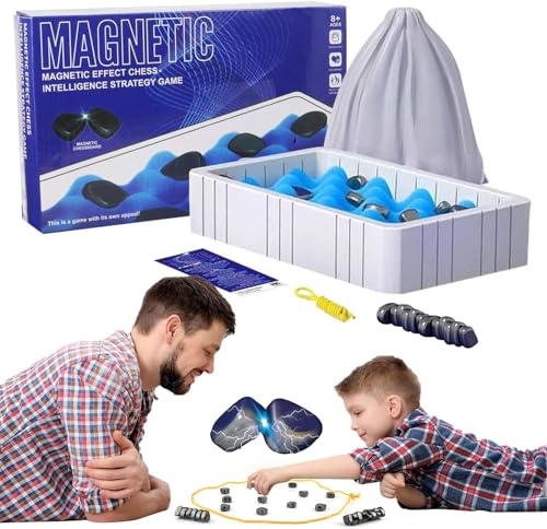 Schachbrett Magnetisch, Magnetisches Schachspiel für Kinder Ab 1 Jahr, Magnetic Schachspiel Magnet Schach Schachspiel Magnetschach Spielzeug für Erwachsene Gesellschaftsspiele Junge von PENCHUAN