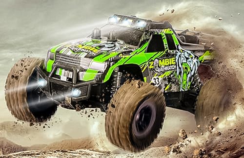 Ferngesteuertes Auto ab 3 4 5 6 8 Jahre Jungen Mädchen, 1:18 Ferngesteuerter Monstertruck Ferngesteuert ab 4 Jahre, Auto Ferngesteuert ab 3 4 6 Jahre Fernsteuerung Auto Spielzeug Junge 3 5 6 8 Jahre von PENGBU RC