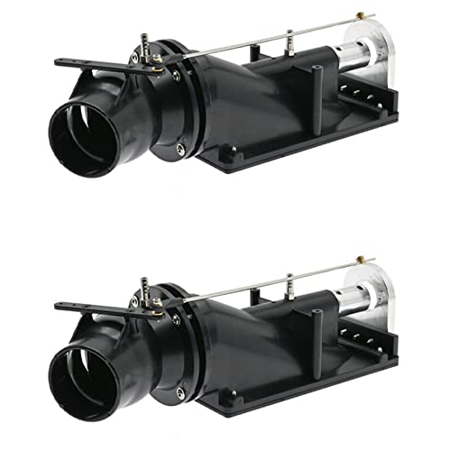 PENGY 2X 40mm Water Jet Thruster Power Sprayer Pump Wasserstrahlpumpe mit 3-Blatt-Propeller Fit 775 Motor für RC Jet Boat,Schwarz PENGY 2X 40mm Water Jet Thruster Power Sprayer Pump Wasserstrahlpumpe mit 3-Blatt-Propeller Fit 775 Motor für RC Jet Boat,Schwarz von PENGY