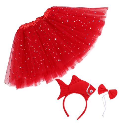 PENIKOKO 1 Satz Meeresfischstirnbandrock Fischkopfkostüm Fisch-Halloween-Kostüm Halloween verkleiden Kinderstadbänder Goldfisch-Stirnband Plüsch-Fisch-Stirnband Partykostüm Schwamm rot PENIKOKO 1 Satz Meeresfischstirnbandrock Fischkopfkostüm Fisch-Halloween-Kostüm Halloween verkleiden Kinderstadbänder Goldfisch-Stirnband Plüsch-Fisch-Stirnband Partykostüm Schwamm rot von PENIKOKO