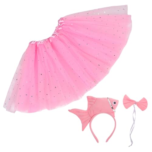 PENIKOKO 1 Satz Meeresfischstirnbandrock Partykostüm modische Stirnbänder Goldfisch-Kopfschmuck für Sea Animal Party Gunst Goldfisch-Teich-Karnevalsbevorzugung Gittergewebe Rosa PENIKOKO 1 Satz Meeresfischstirnbandrock Partykostüm modische Stirnbänder Goldfisch-Kopfschmuck für Sea Animal Party Gunst Goldfisch-Teich-Karnevalsbevorzugung Gittergewebe Rosa von PENIKOKO