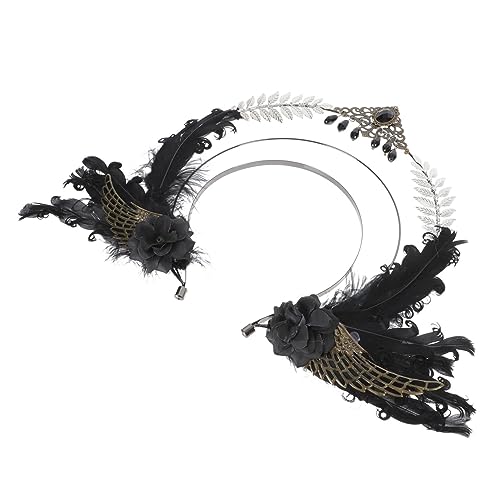PENIKOKO 1 Stück Retro Haarreif mit Federn für Damen Eleganter Kopfschmuck für Partys Hochzeiten und Stilvolles Accessoire für Besondere Anlässe PENIKOKO 1 Stück Retro Haarreif mit Federn für Damen Eleganter Kopfschmuck für Partys Hochzeiten und Stilvolles Accessoire für Besondere Anlässe von PENIKOKO