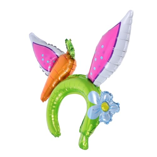 PENIKOKO 10 Stück Aufblasbare Hasenohren-Kopfbedeckung Kaninchenohren Hasenohren Haarreifen Karikatur Hasenballons Haarband Party-Styling-Requisiten Osterstirnband Tierballon Aluminiumfolie PENIKOKO 10 Stück Aufblasbare Hasenohren-Kopfbedeckung Kaninchenohren Hasenohren Haarreifen Karikatur Hasenballons Haarband Party-Styling-Requisiten Osterstirnband Tierballon Aluminiumfolie von PENIKOKO