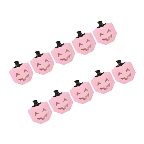 PENIKOKO 10 Stück Halloween Geschenkboxen aus Rosa Kürbisform mit Aussparungen Vielseitige Süßigkeiten und Keksboxen für Partygeschenke Dekorative Verpackung für Halloween und Erntedankfest PENIKOKO 10 Stück Halloween Geschenkboxen aus Rosa Kürbisform mit Aussparungen Vielseitige Süßigkeiten und Keksboxen für Partygeschenke Dekorative Verpackung für Halloween und Erntedankfest von PENIKOKO