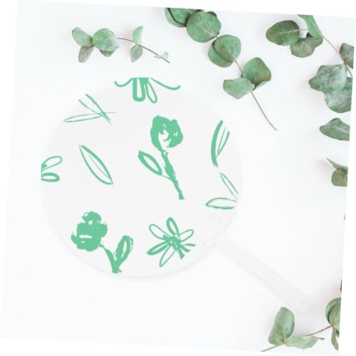 PENIKOKO 10 Stück Runde Transparente DIY Handfächer zum Bemalen Leichter Tragbarer Fächer für Vielseitiger Blanko fächer für Tanz Sommer Bastelprojekte und Dekoration PENIKOKO 10 Stück Runde Transparente DIY Handfächer zum Bemalen Leichter Tragbarer Fächer für Vielseitiger Blanko fächer für Tanz Sommer Bastelprojekte und Dekoration von PENIKOKO