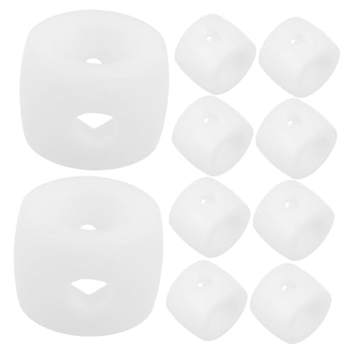 PENIKOKO 10 Stück Teiliges Kicker Torstangen Stoppringe aus Robustem Abs Kunststoff Präzise Positionierer für Tischfußballstangen Langlebige Ersatzteile für Standard Tischkicker Einfache von PENIKOKO