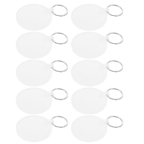 PENIKOKO 10 Stück Teiliges Sublimation Keychain Doppelseitig Bedruckbare Acryl Blank Schlüsselanhänger Rundes DIY Bastelset für Heat Transfer Robuste Sublimation Blank Schlüsselringe für PENIKOKO 10 Stück Teiliges Sublimation Keychain Doppelseitig Bedruckbare Acryl Blank Schlüsselanhänger Rundes DIY Bastelset für Heat Transfer Robuste Sublimation Blank Schlüsselringe für von PENIKOKO