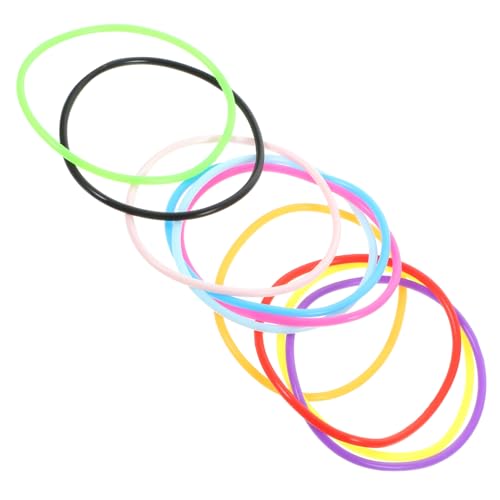 PENIKOKO 10Stücke Silikonarmbänder Vielseitige Armbänder im Jahre für Langlebig und Komfortabel oder Haarseil von PENIKOKO