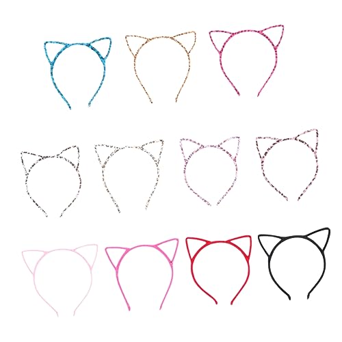 PENIKOKO 12 Stück Teiliges Buntes Katzenohren Haarreif Leichter Plüsch Niedliches Halloween Kostümzubehör für Mädchen und Damen für Karneval Party und Cosplay Vielseitig und Dekorativ PENIKOKO 12 Stück Teiliges Buntes Katzenohren Haarreif Leichter Plüsch Niedliches Halloween Kostümzubehör für Mädchen und Damen für Karneval Party und Cosplay Vielseitig und Dekorativ von PENIKOKO