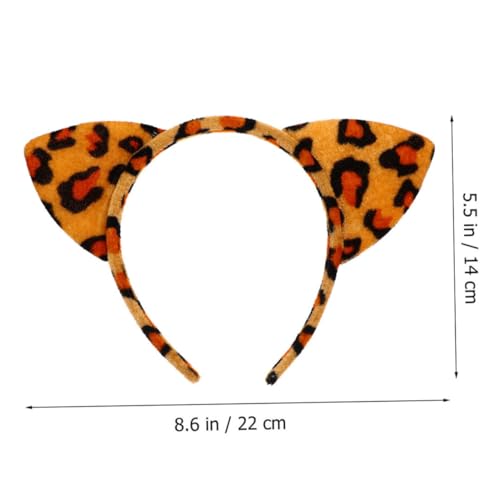 PENIKOKO 12 Stück Teiliges Leopardmuster Katzenohren Haarreifen aus Langlebigem Material Originelles Tier design Bequemes Kostümzubehör für Karneval Festival und Partys PENIKOKO 12 Stück Teiliges Leopardmuster Katzenohren Haarreifen aus Langlebigem Material Originelles Tier design Bequemes Kostümzubehör für Karneval Festival und Partys von PENIKOKO