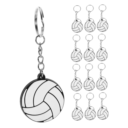 PENIKOKO 16 Stück Teiliges Volleyball Schlüsselanhänger PVC Dekorative Sport Ball Anhänger Leichte und Kompakte Schlüssel Taschenhänger Modisches Accessoire für Sportfans und Partys PENIKOKO 16 Stück Teiliges Volleyball Schlüsselanhänger PVC Dekorative Sport Ball Anhänger Leichte und Kompakte Schlüssel Taschenhänger Modisches Accessoire für Sportfans und Partys von PENIKOKO