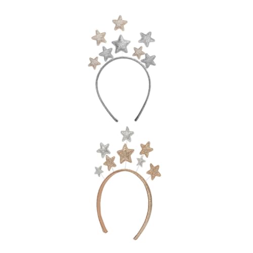 PENIKOKO 2 STÜCK Teiliges Mädchen Haarreifen mit Glitter Sternen Metall Stirnband in Gold und Silber Langlebiger Kopfschmuck für Party Karneval Weihnachten und Festliche Anlässe PENIKOKO 2 STÜCK Teiliges Mädchen Haarreifen mit Glitter Sternen Metall Stirnband in Gold und Silber Langlebiger Kopfschmuck für Party Karneval Weihnachten und Festliche Anlässe von PENIKOKO