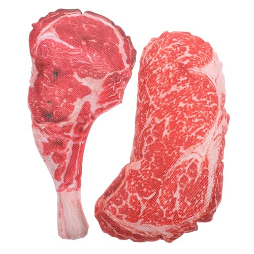 PENIKOKO 2 Sätze Realistische Fake Rindfleisch Steak Dekoration für Fotografie Lebensnahe Steak Requisiten für Szenen und Innenräume Wagyu PENIKOKO 2 Sätze Realistische Fake Rindfleisch Steak Dekoration für Fotografie Lebensnahe Steak Requisiten für Szenen und Innenräume Wagyu von PENIKOKO