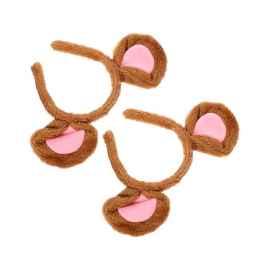 PENIKOKO 2 Stück Mouse Ohren Haarreif Plüsch Stirnband für Halloween Kostüm Cosplay Party Tier Kostüm Zubehör für Erwachsene PENIKOKO 2 Stück Mouse Ohren Haarreif Plüsch Stirnband für Halloween Kostüm Cosplay Party Tier Kostüm Zubehör für Erwachsene von PENIKOKO