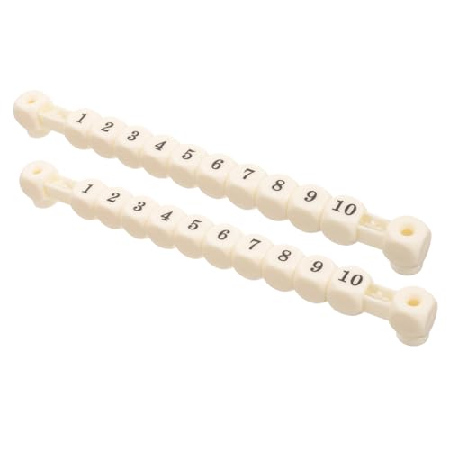 PENIKOKO 2 Stück Multifunktionale Tischfußball punktezähler Kompakte Tisch scorekeeper für Fußballspiele Langlebige Anzeigetafel für Tischfußball und Andere Desktop Spiele Praktisches von PENIKOKO