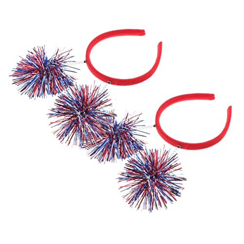 PENIKOKO 2 Stück Patriotische Haarschmuck für Unabhängigkeitstag Dekorative Haarreifen für Festlichkeiten Partys und Fotos mit Freunden und Familie PENIKOKO 2 Stück Patriotische Haarschmuck für Unabhängigkeitstag Dekorative Haarreifen für Festlichkeiten Partys und Fotos mit Freunden und Familie von PENIKOKO