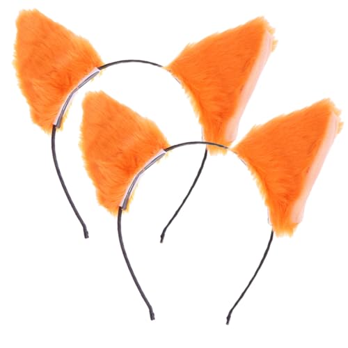 PENIKOKO 2 Stück Plüsch Katzenohren Haarreif Weicher Cosplay Kopfschmuck Flauschige Ohren Unisex Stirnband für Halloween Party Kostümfest Bequem und Anpassungsfähig für Erwachsene PENIKOKO 2 Stück Plüsch Katzenohren Haarreif Weicher Cosplay Kopfschmuck Flauschige Ohren Unisex Stirnband für Halloween Party Kostümfest Bequem und Anpassungsfähig für Erwachsene von PENIKOKO