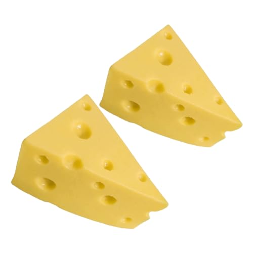 PENIKOKO 2 Stück Simulationskäsemodell Kunstkäse Zur Präsentation Realistisch Gefälschter Lebensmittelkäse Falsches Käse Stütze Gefälschtes Käsemodell Dekorationen Groß Harz PENIKOKO 2 Stück Simulationskäsemodell Kunstkäse Zur Präsentation Realistisch Gefälschter Lebensmittelkäse Falsches Käse Stütze Gefälschtes Käsemodell Dekorationen Groß Harz von PENIKOKO