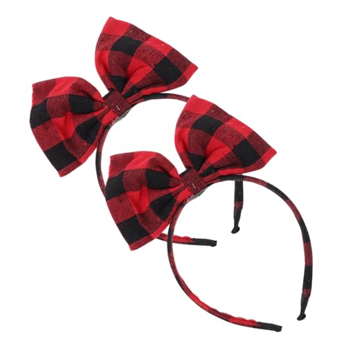 PENIKOKO 2 Stück Teiliges Haarreifen mit Großem Kariertem Schleifen design Weiche Stoff haarbänder für Mädchen Niedliche Party haarschmuck und Fasching Accessoires PENIKOKO 2 Stück Teiliges Haarreifen mit Großem Kariertem Schleifen design Weiche Stoff haarbänder für Mädchen Niedliche Party haarschmuck und Fasching Accessoires von PENIKOKO