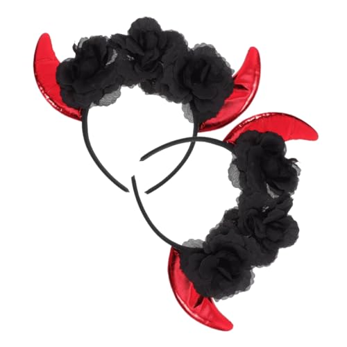 PENIKOKO 2 Stück Teiliges Halloween Teufelshorn Haarband Flexibles Design für Damen und Herren Perfektes Kostümzubehör für Halloween und Mottopartys Hochwertiger Kopfschmuck mit Feiner PENIKOKO 2 Stück Teiliges Halloween Teufelshorn Haarband Flexibles Design für Damen und Herren Perfektes Kostümzubehör für Halloween und Mottopartys Hochwertiger Kopfschmuck mit Feiner von PENIKOKO