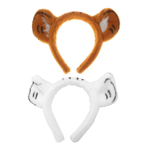 PENIKOKO 2 Stück Teiliges Tigerohren Haarband Weiches Bequemes Stirnband für Damen Dekoratives Cosplay Haarschmuck für Karneval Geburtstag Bühne und Weihnachtsfeier PENIKOKO 2 Stück Teiliges Tigerohren Haarband Weiches Bequemes Stirnband für Damen Dekoratives Cosplay Haarschmuck für Karneval Geburtstag Bühne und Weihnachtsfeier von PENIKOKO