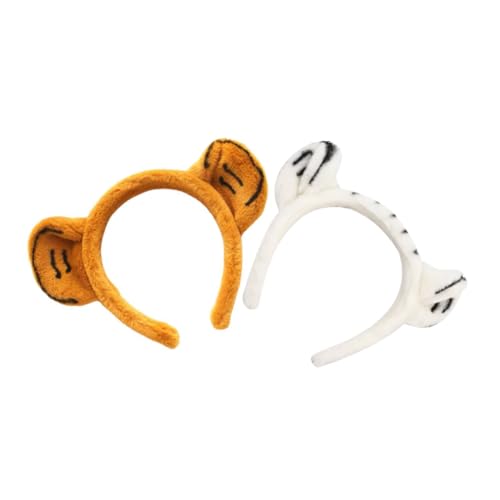 PENIKOKO 2 Stück Teiliges Tigerohren Haarreif Kuscheliger Plüsch Haarschmuck für Damen Mädchen Party Karneval Cosplay Accessoire für Fasching und Alltag PENIKOKO 2 Stück Teiliges Tigerohren Haarreif Kuscheliger Plüsch Haarschmuck für Damen Mädchen Party Karneval Cosplay Accessoire für Fasching und Alltag von PENIKOKO