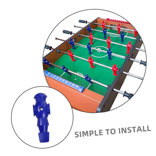PENIKOKO 2 Stück Tischfußball Spielerfiguren Ersatzteile Blau für Kickertisch Zubehör Langlebige Kicker Figuren für Nahtloses Spiel und Familienunterhaltung Kompatibel mit Kleinen von PENIKOKO