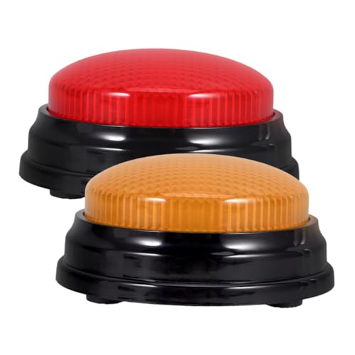 PENIKOKO 2 Stück Ton- Und Lichttaste Taste Mit Ton Lustige Soundtaste Lustiger Geräuschknopf Antwortknopf-Requisiten Spielknopf-Requisite Sound-Button-Requisite Spielknöpfe Summer Plastik PENIKOKO 2 Stück Ton- Und Lichttaste Taste Mit Ton Lustige Soundtaste Lustiger Geräuschknopf Antwortknopf-Requisiten Spielknopf-Requisite Sound-Button-Requisite Spielknöpfe Summer Plastik von PENIKOKO