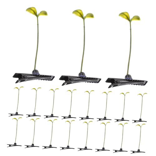 PENIKOKO 20 Stück Mädchen Haarspangen mit Dekorativem Bohnensprossen design Leichte Haarklammern aus Stabile Basis für Partys Kostüme und DIY Haaraccessoires PENIKOKO 20 Stück Mädchen Haarspangen mit Dekorativem Bohnensprossen design Leichte Haarklammern aus Stabile Basis für Partys Kostüme und DIY Haaraccessoires von PENIKOKO