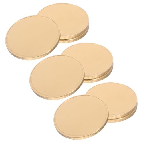 PENIKOKO 3 Stück Blanko Gravurmedaillen aus Messing Diy Challenge Coins für Individuelle Gravuren Kreative Metallrohlinge für Bastelprojekte Sammlerstücke und Erinnerungen PENIKOKO 3 Stück Blanko Gravurmedaillen aus Messing Diy Challenge Coins für Individuelle Gravuren Kreative Metallrohlinge für Bastelprojekte Sammlerstücke und Erinnerungen von PENIKOKO