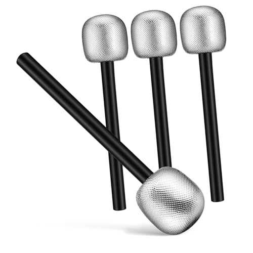 PENIKOKO 4 Stk. Teiliges Spiel Mikrofon aus Robustem Kunststoff Realistische Requisiten Glatte Oberfläche Komfortabel zu Halten für Karaoke und Bühnenauftritte PENIKOKO 4 Stk. Teiliges Spiel Mikrofon aus Robustem Kunststoff Realistische Requisiten Glatte Oberfläche Komfortabel zu Halten für Karaoke und Bühnenauftritte von PENIKOKO