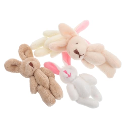 PENIKOKO 4 Stück Mini Plüschkaninchen Schlüsselanhänger Niedliche Stofftiere Dekoration und PENIKOKO 4 Stück Mini Plüschkaninchen Schlüsselanhänger Niedliche Stofftiere Dekoration und von PENIKOKO