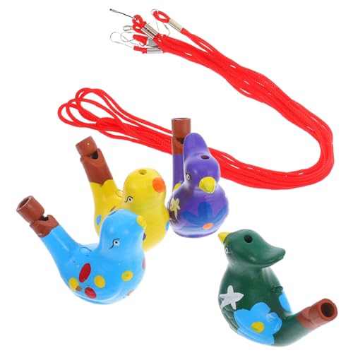 PENIKOKO 4 Stück Teiliges Bunte Keramik Vogel mit Musikalischem Klang Detailreiche Vogel Optik Sichere Keramik als Partygeschenk und Sammlerstück PENIKOKO 4 Stück Teiliges Bunte Keramik Vogel mit Musikalischem Klang Detailreiche Vogel Optik Sichere Keramik als Partygeschenk und Sammlerstück von PENIKOKO