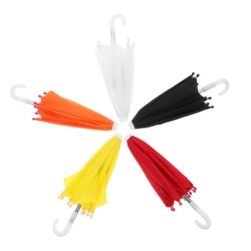 PENIKOKO 5 Stück Mini Dekorationsschirme Faltbare Mini Regenschirme Bunten Farben für Puppenhäuser Fotorequisiten und Heimdekorationen PENIKOKO 5 Stück Mini Dekorationsschirme Faltbare Mini Regenschirme Bunten Farben für Puppenhäuser Fotorequisiten und Heimdekorationen von PENIKOKO