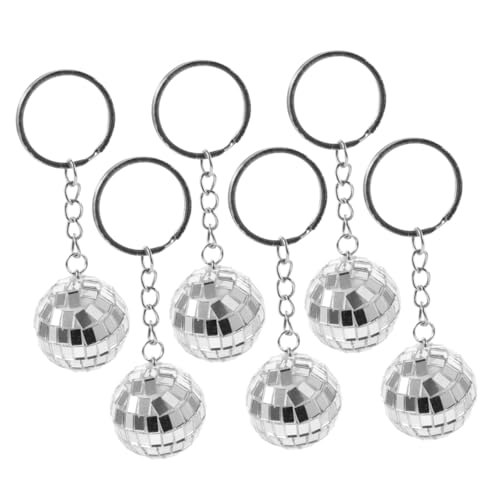PENIKOKO 6 Stück Disco Ball Schlüsselanhänger Glänzende Party für Weihnachten Spiegelkugel Deko für Jahre Mottopartys und Festliche Anlässe PENIKOKO 6 Stück Disco Ball Schlüsselanhänger Glänzende Party für Weihnachten Spiegelkugel Deko für Jahre Mottopartys und Festliche Anlässe von PENIKOKO