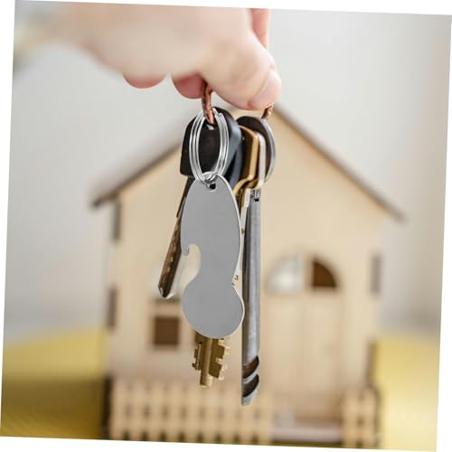 PENIKOKO 6 Stück Einkaufswagenchip Schlüsselanhänger Teiliges Langlebig Leicht Glatte Metallmünzen mit Schlüsselring Trolley Token für Einkaufswagen und Schlüsselbund Rostfrei und Robust PENIKOKO 6 Stück Einkaufswagenchip Schlüsselanhänger Teiliges Langlebig Leicht Glatte Metallmünzen mit Schlüsselring Trolley Token für Einkaufswagen und Schlüsselbund Rostfrei und Robust von PENIKOKO