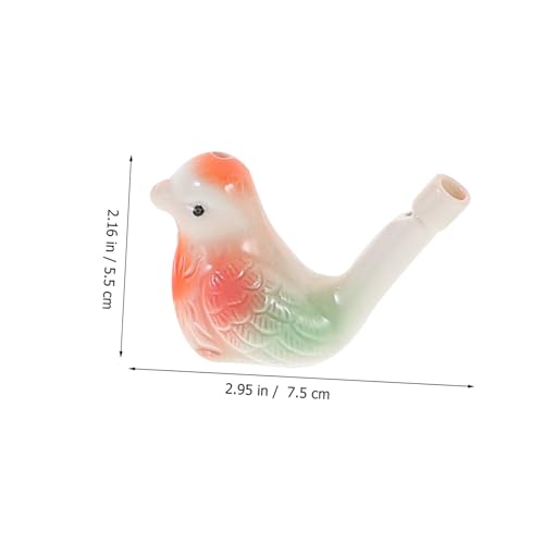PENIKOKO 6 Stück Keramik Vogelpfeifen Musikinstrumente Funktion Bunte Wasservogel Spielzeuge als Mitgebsel für Kindergeburtstag und Lernspielzeug von PENIKOKO