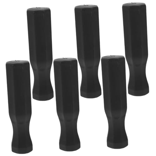 PENIKOKO 6 Stück Teiliges Anti rutsch Tischfußball Griffe aus Robustem PVC Ergonomisch Gestaltet für Verbesserten Halt Kompatibel mit Meisten Kickertischen für Präzises und Komfortables von PENIKOKO
