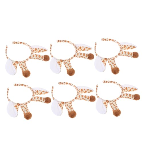 PENIKOKO 6 Stück Teiliges Giraffen Haarband für Tierischer Haarschmuck für Kostümpartys Cosplay und Feiertage Bequem und Langlebig für Kleine Fans von Tierkostümen PENIKOKO 6 Stück Teiliges Giraffen Haarband für Tierischer Haarschmuck für Kostümpartys Cosplay und Feiertage Bequem und Langlebig für Kleine Fans von Tierkostümen von PENIKOKO