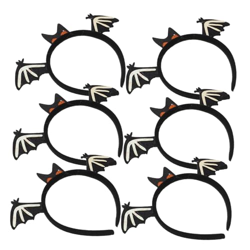 PENIKOKO 6 Stück Teiliges Halloween Haarreif mit Fledermausflügeln Leichtes Bequemes Kostüm Accessoire für Frauen Vielseitig Einsetzbar als Party und Fotorequisite bei Halloween PENIKOKO 6 Stück Teiliges Halloween Haarreif mit Fledermausflügeln Leichtes Bequemes Kostüm Accessoire für Frauen Vielseitig Einsetzbar als Party und Fotorequisite bei Halloween von PENIKOKO