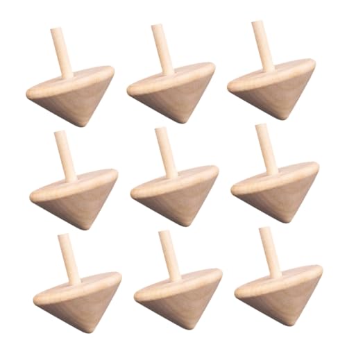 PENIKOKO 9 Stück Teiliges Holzkreisel DIY Bemalbar Fingerfertigkeit Holzspielzeug für Erwachsene Kreatives Gyroskop für Feinmotorik und Hand Koordination PENIKOKO 9 Stück Teiliges Holzkreisel DIY Bemalbar Fingerfertigkeit Holzspielzeug für Erwachsene Kreatives Gyroskop für Feinmotorik und Hand Koordination von PENIKOKO